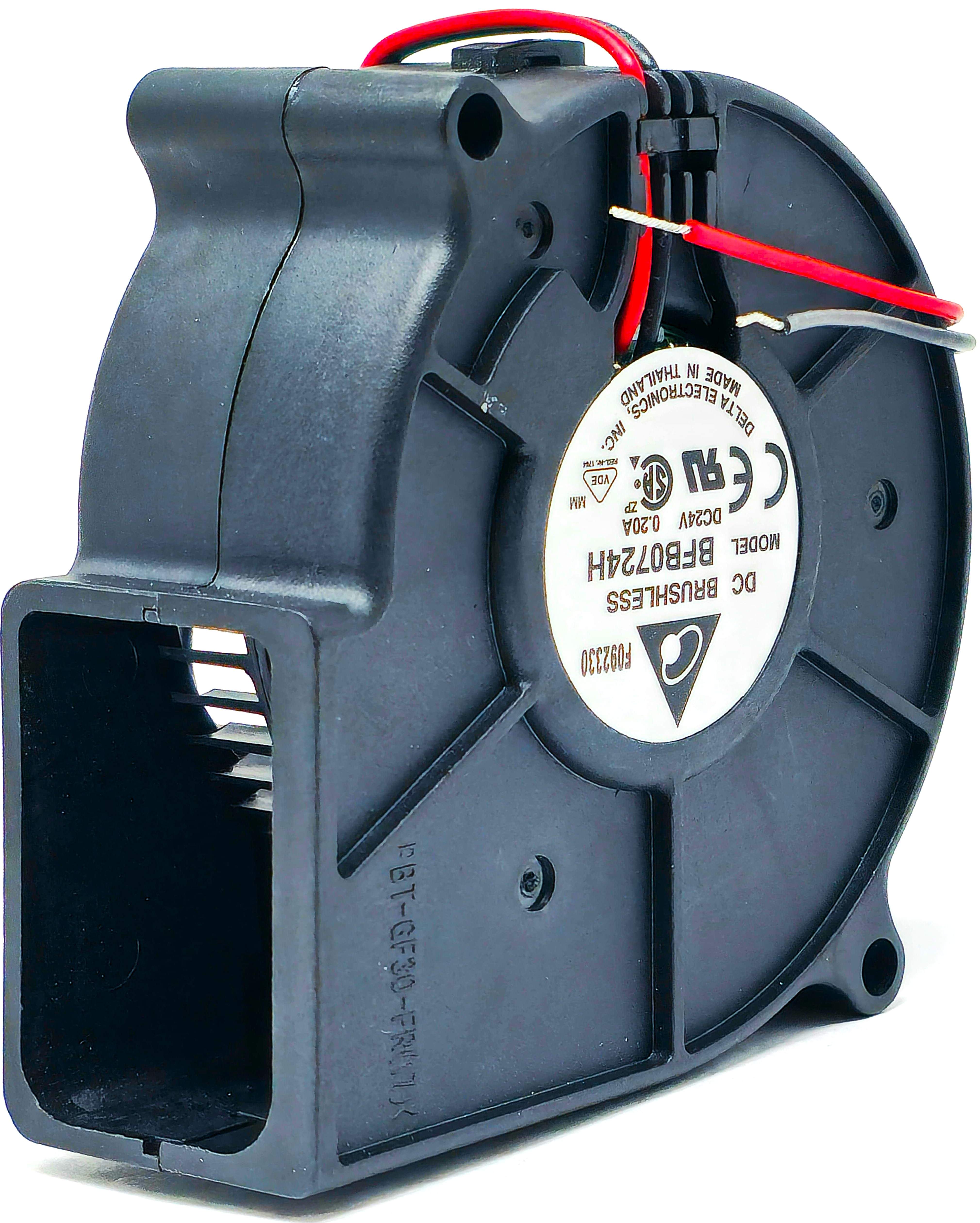 Delta BFB0724H - 76x76x30mm DC24V 0.20A 4.80W 2-Lead Wires Ball Bearing Blower Cooling Fan