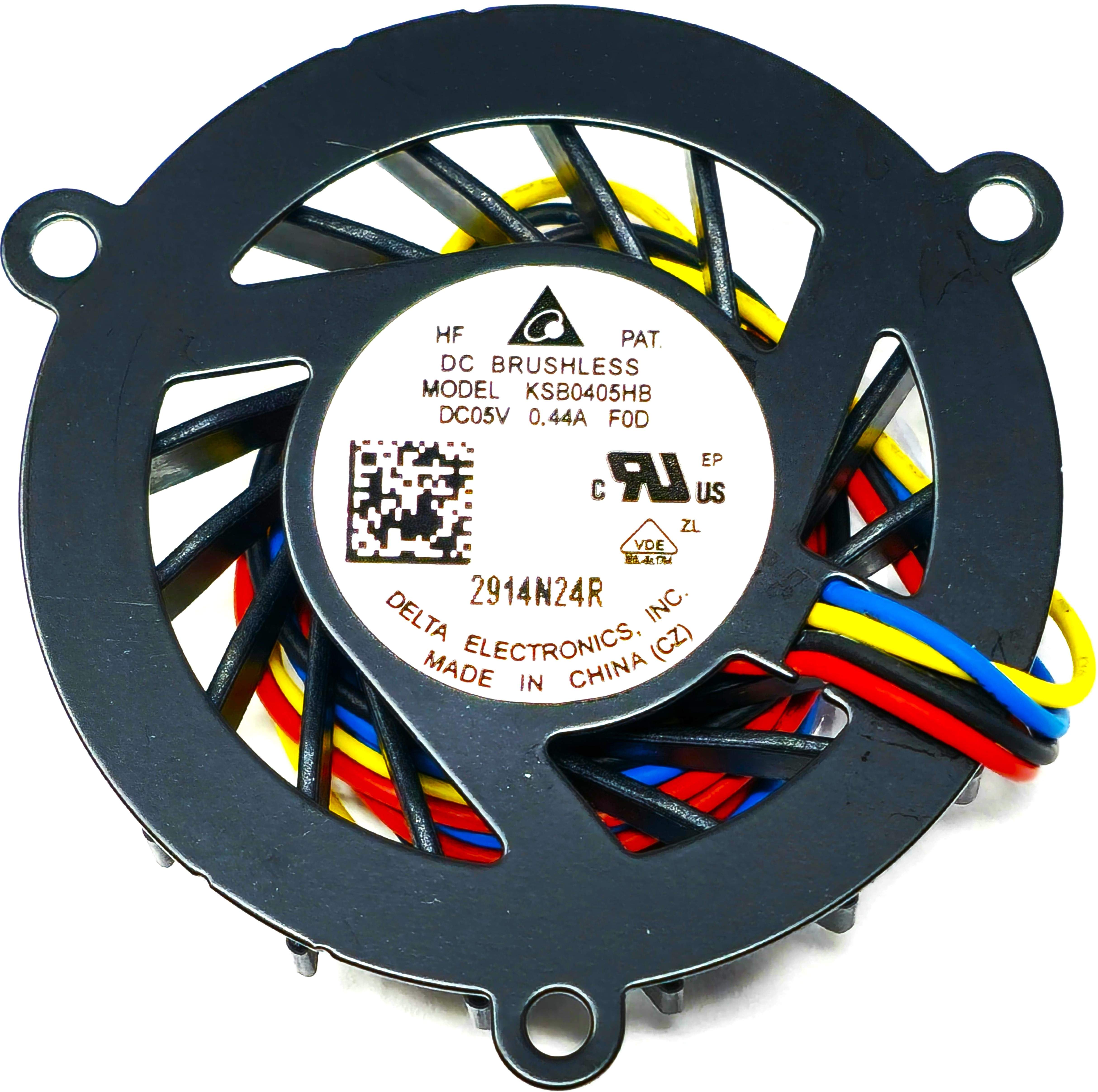 KSB0405HB - 42x8.5mm Round DC12V 0.44A 2.2W 4-Lead Wires Round Frameless Cooling Fan