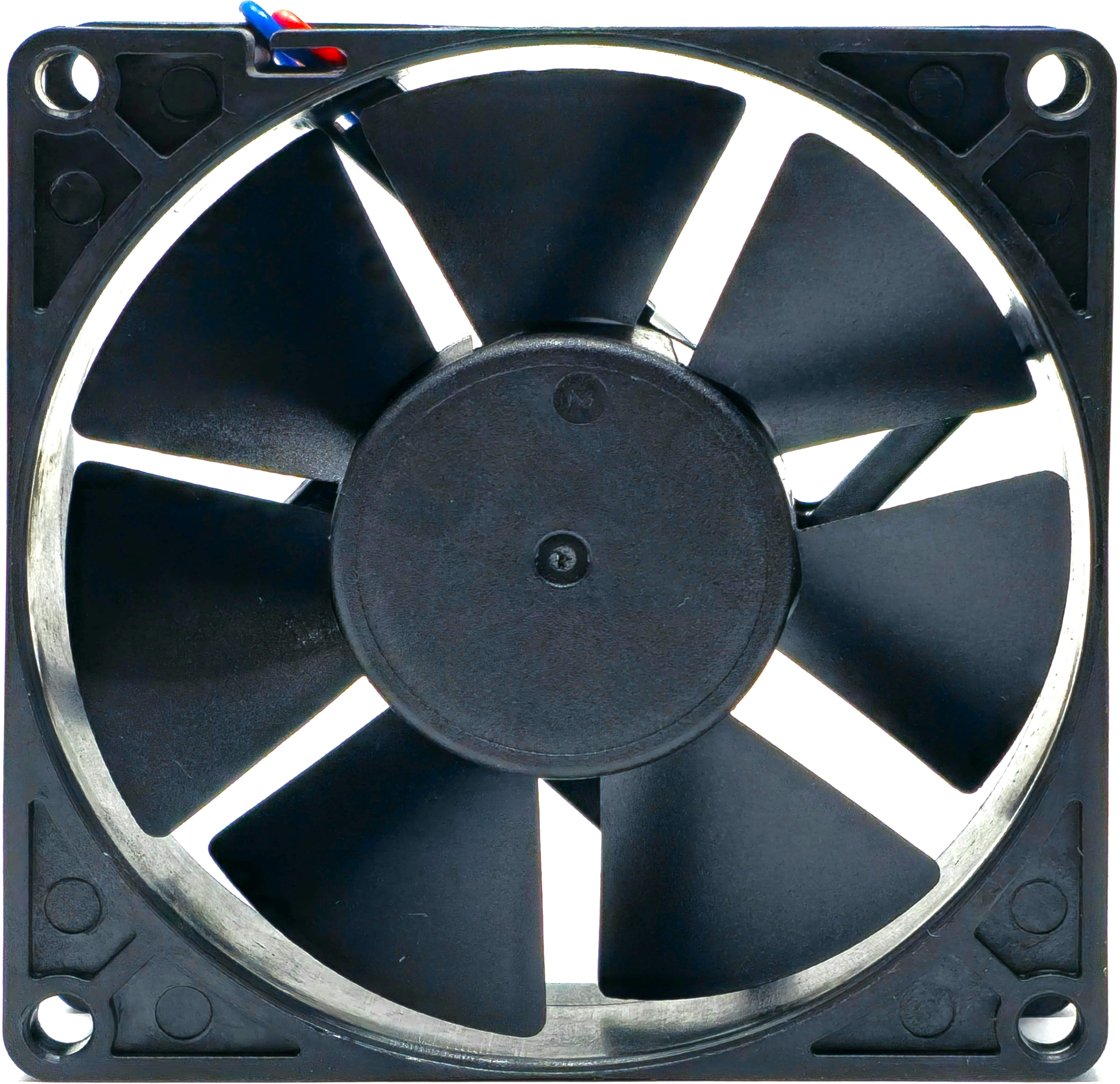 F8025E24B - 80x80x25mm 8025 DC24V 0.14A 3.36W 2-Lead Wires Ball Bearing Tubeaxial Cooling Fan F8025E24B - 80x80x25mm 8025 DC24V 0.14A 3.36W 2-Lead Wires Ball Bearing Tubeaxial Cooling Fan