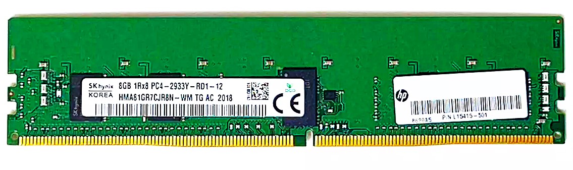 Skhynix HMA81GR7CJR8N-WM - 8GB 1Rx8 PC4-2933Y DDR4-2933 ECC