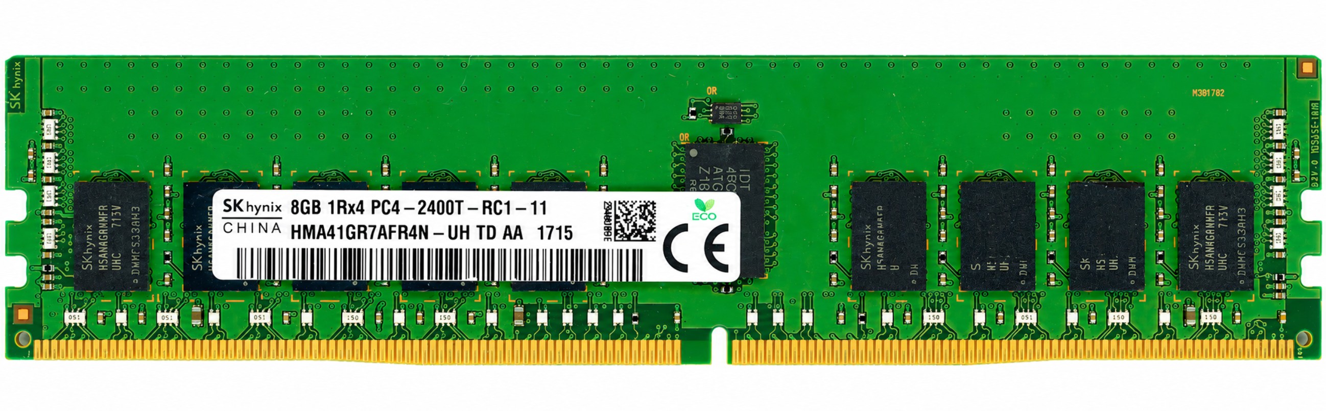HMA41GR7AFR4N-UH - 8GB 1RX8 PC4-2400T Server RAM Memory Module