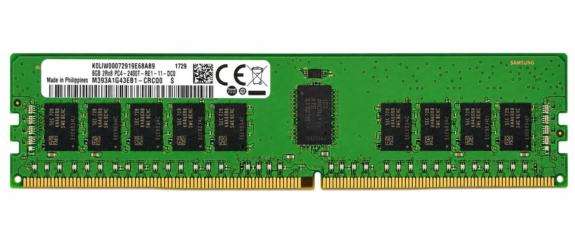 15-104067-01 - 8GB 1RX8 PC4-2400T Server RAM Memory Module
