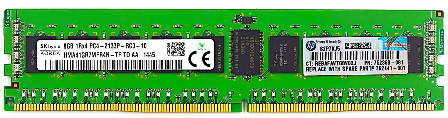 HMA41GR7MFR4N-TF - 8GB 1RX4 PC4 2133P Server RAM Memory Module