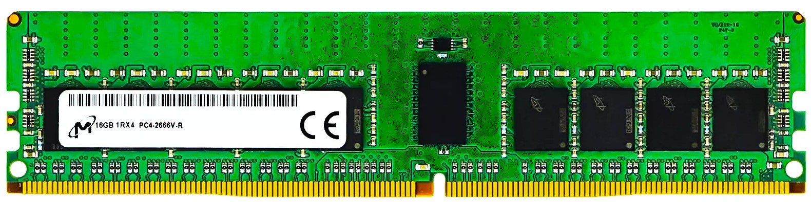 Micron MTA18ASF2G72PZ-2G6D1RG - 16GB DDR4-2666V PC4-21300 1.2V ECC 288-Pin Registered RDIMM Server Memory Module