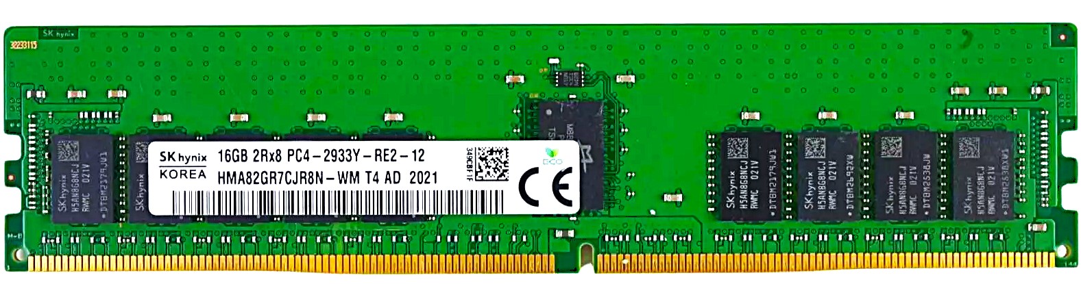Hynix HMA82GR7CJR8N-WM - 16GB 2RX8 PC4 2933Y Server RAM Memory Module