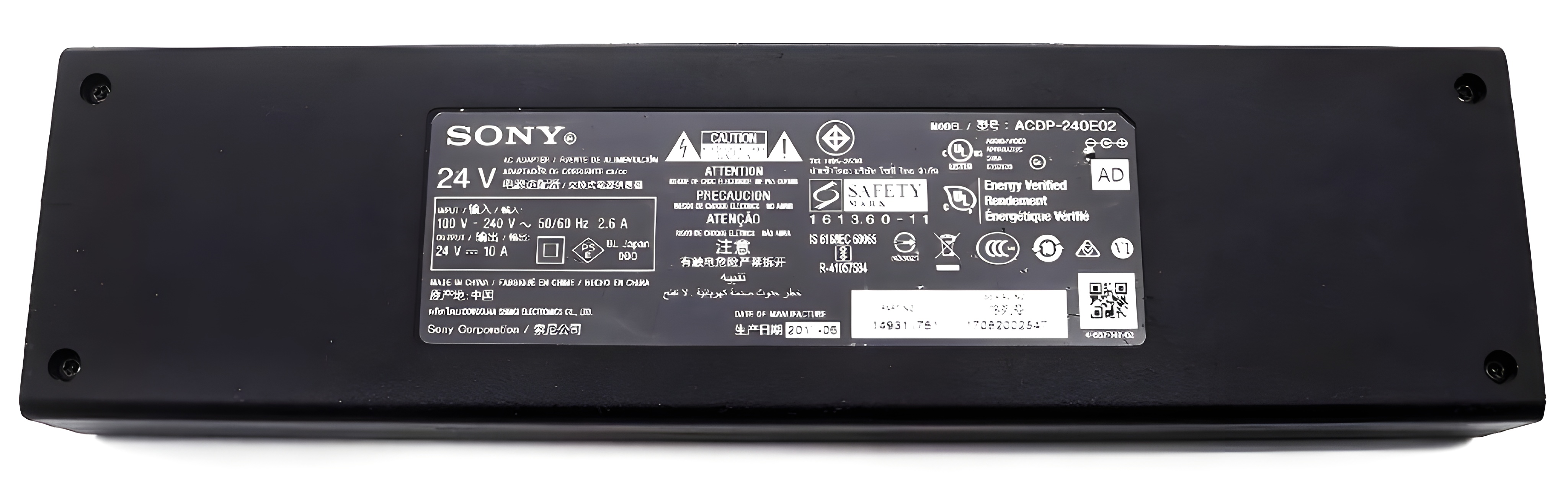 ACDP-240E02 - 240W DC24V 10A Adapter Charger for Sony FW