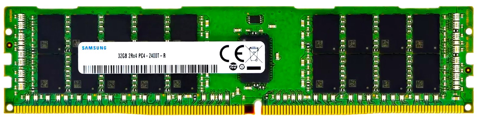 Samsung M393A4K40CB1-CRC0Q - 32GB 2RX4 PC4-2400T Server RAM Memory Module