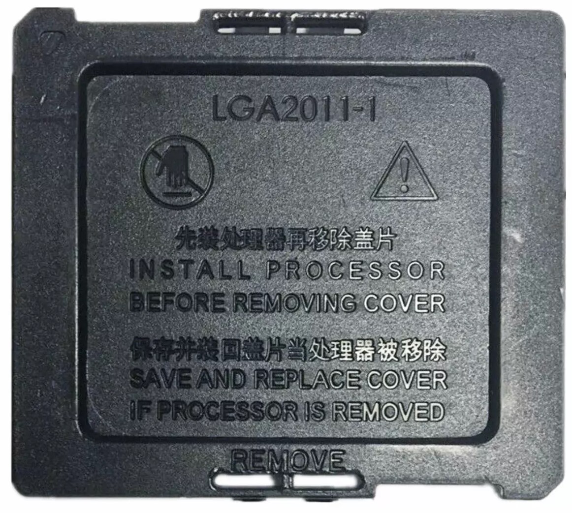 LGA2011-1 CPU Socket Cover – Protective Plastic Dust Cover for Intel LGA 2011-1 Sockets