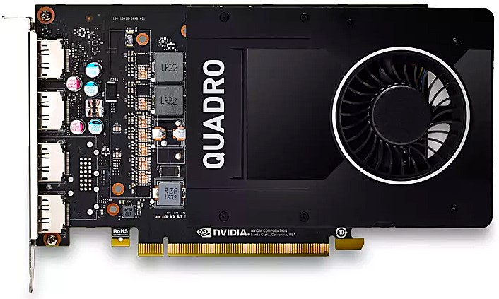 L65626-001 - NVIDIA Quadro P2200 5GB GDDR5X PCIe Graphics Card