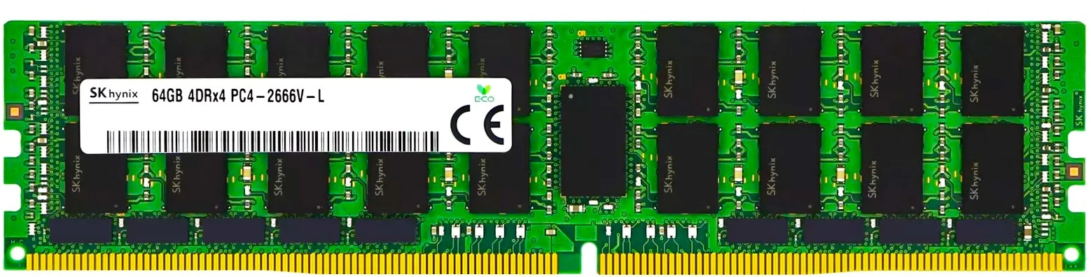8GB 4枚セットDDR4PC4-2666V ECCREGRDIMMサーバー用 4JMGM - 64GB DDR4-2666V PC4-21300 4DRx4 ECC Registered LRDIMM