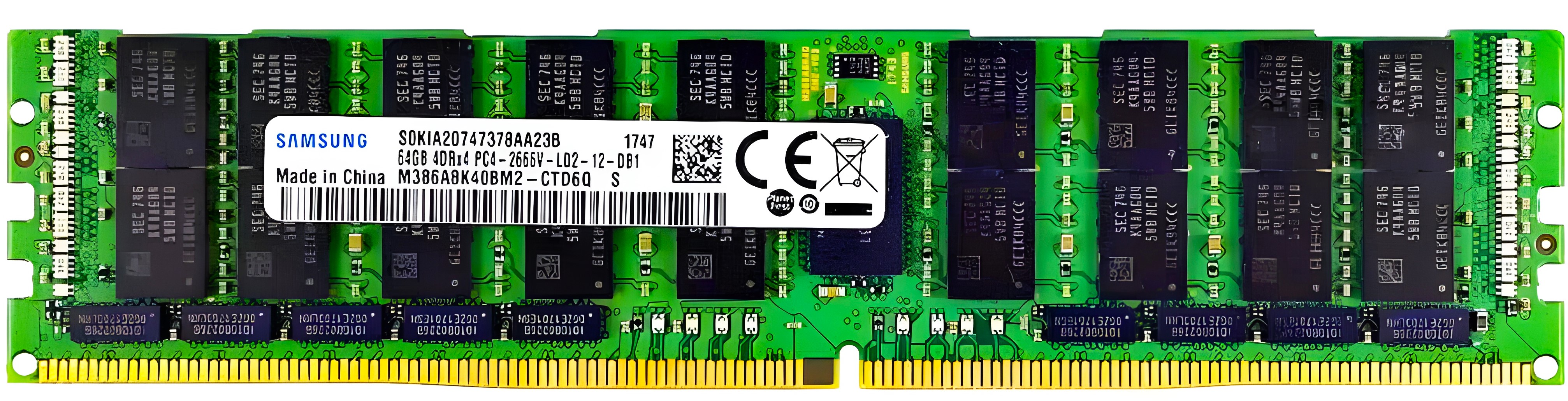 M386A8K40BM2-CTD7Q - 64GB DDR4-2666V PC4-21300 4DRx4 ECC