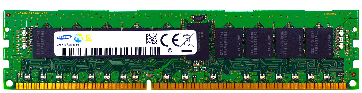 M393B1G70QH0-YK0 - 8GB 1Rx4 PC3L-12800R DDR3L-1600 ECC Registered