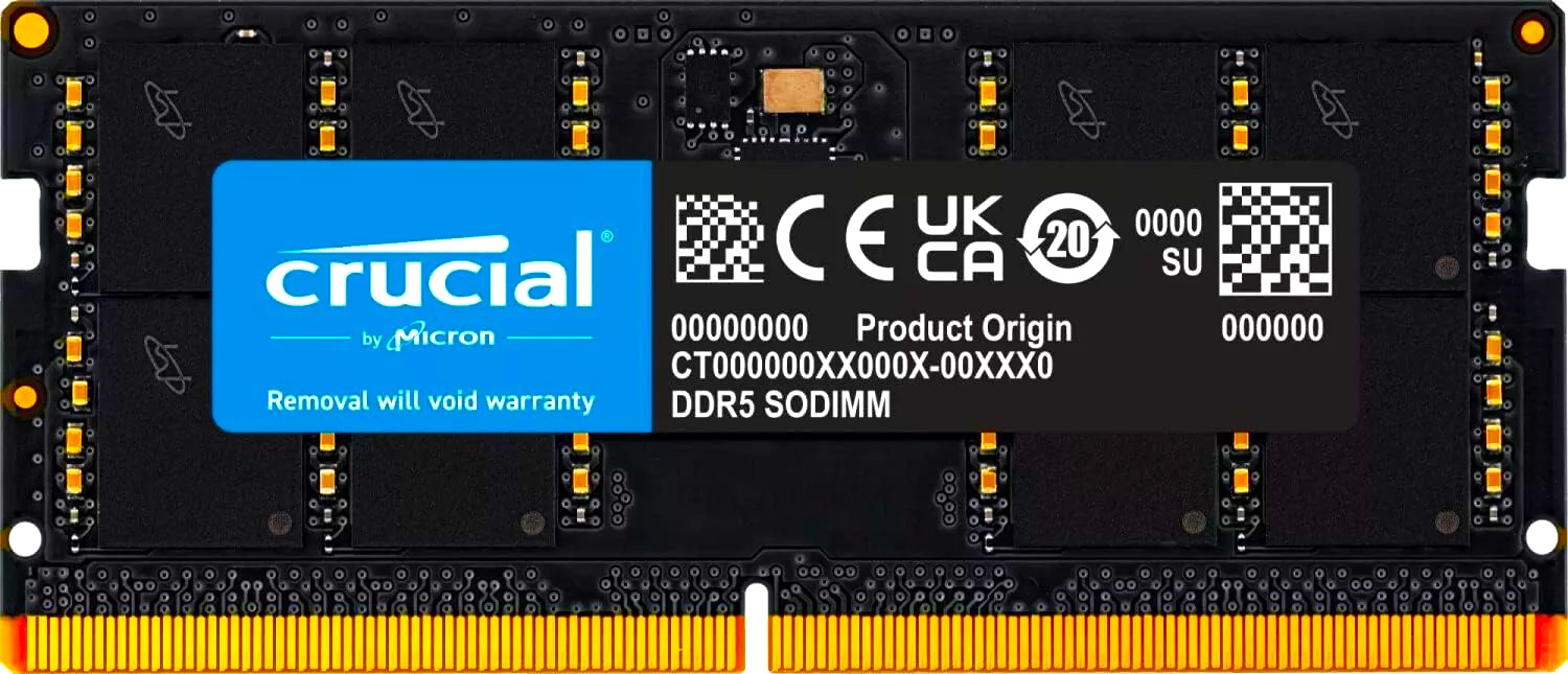 CT16G56C46S5 - 16GB DDR5-5600 SODIMM Laptop Memory Module