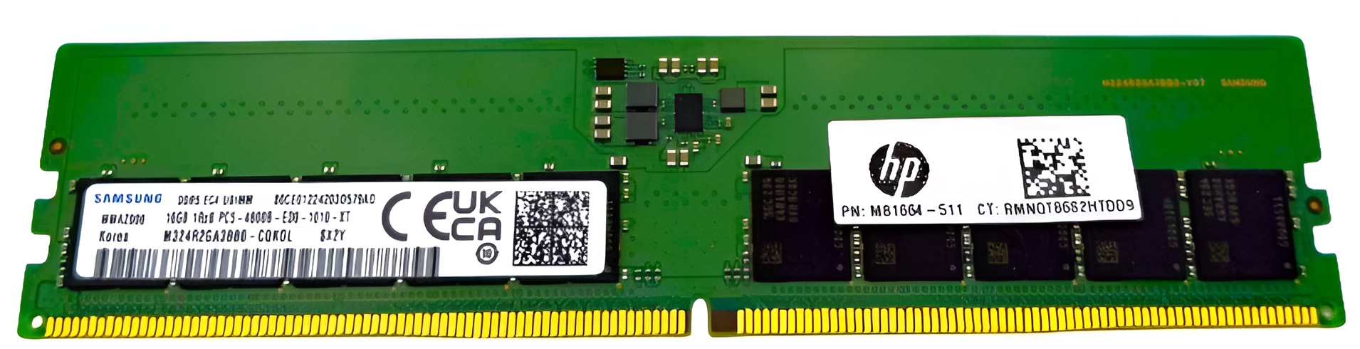 M324R2GA3BB0-CQK -  16GB DDR5-4800B EC4 UDIMM ECC Unbuffered Desktop Memory Module