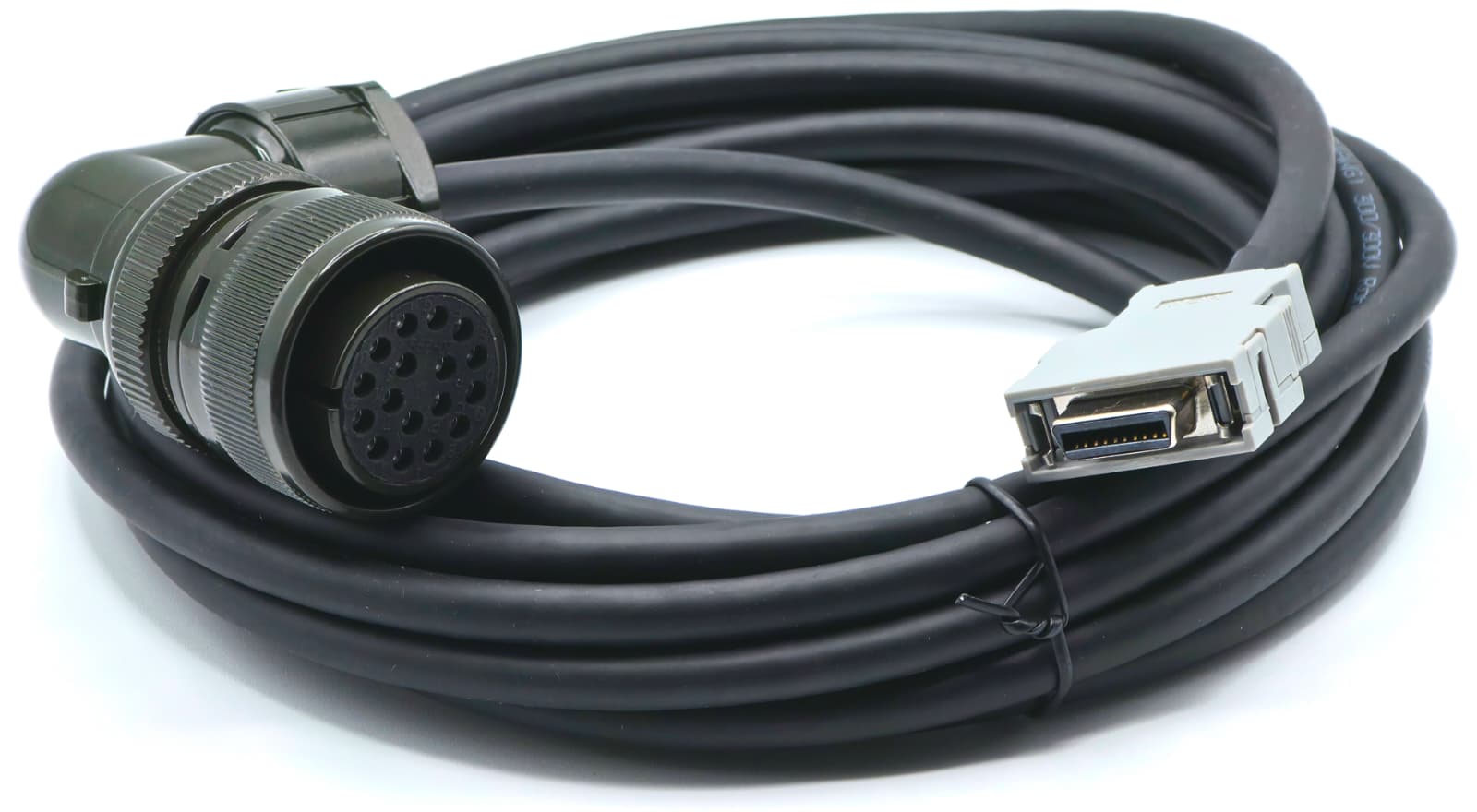 A860-0365-V501 - 5M Servo Encoder Cable 17-Pin Right-Angle