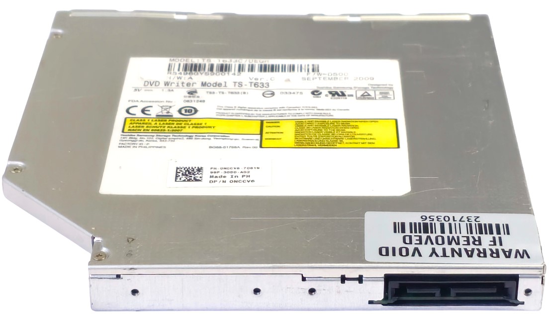 TS‑T633C - DVD+RW Slot Loading SATA Multi-Burner Drive