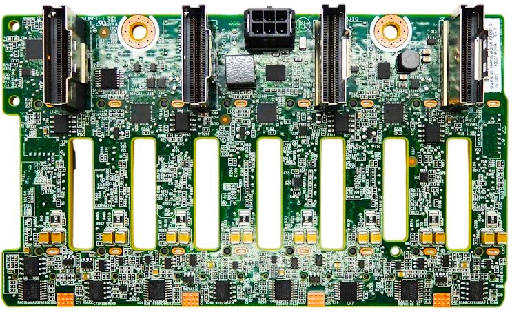 826572-001 - 8SFF NVMe Backplane for HPE ProLiant DL380 DL385 Gen10 G10