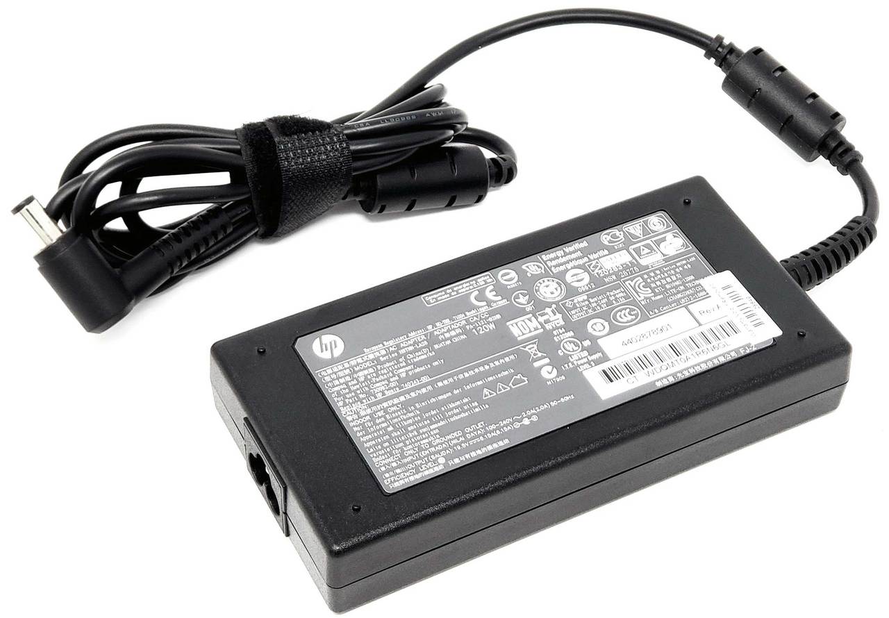 730982-012 - 120W 19.5V 6.15A 7.4mm x 5.0mm Right Angle Tip AC Adapter for HP Envy Pavilion AIO Touchsmart