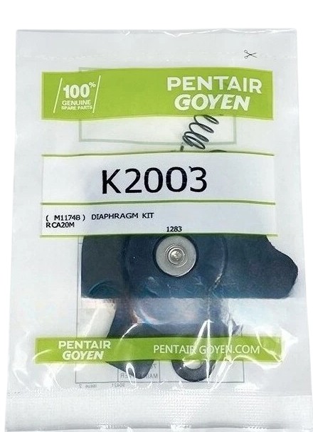 K2003 / M1174B – 3/4" Pulse Valve Diaphragm Repair Kit (Star Diaphragm + Spring)