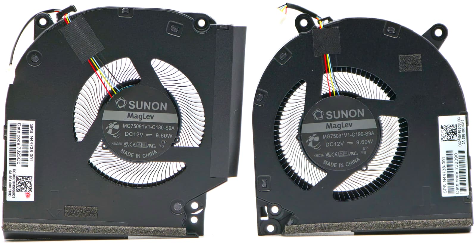 N44738-001 - CPU + GPU Cooling Fan Kit - 80W for HP Victus 16-R