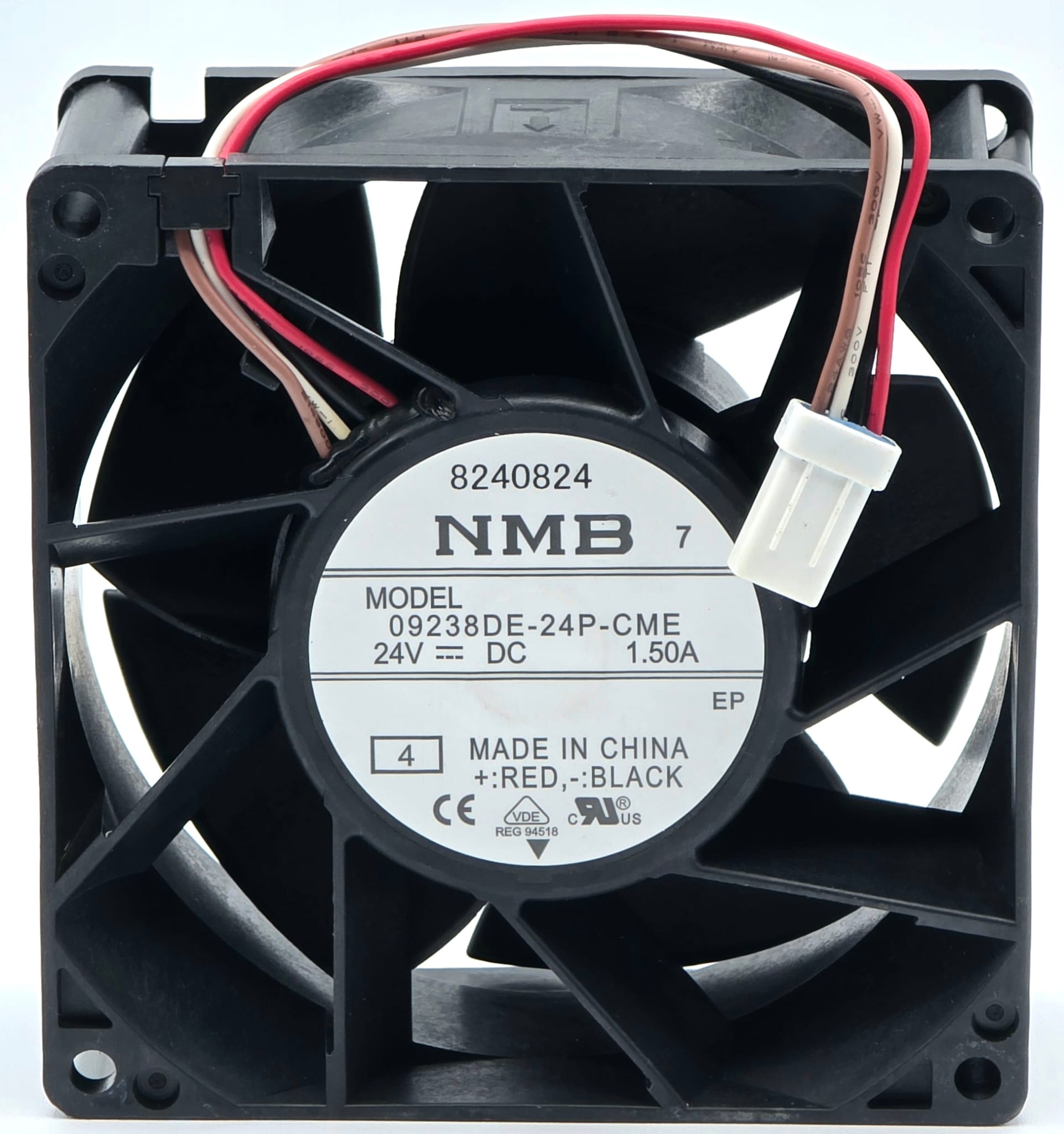 09238DE-24P-CUE - 92x92x38mm 9238 DC24V 1.50A 4-Pin PWM High Airflow Cooling Fan