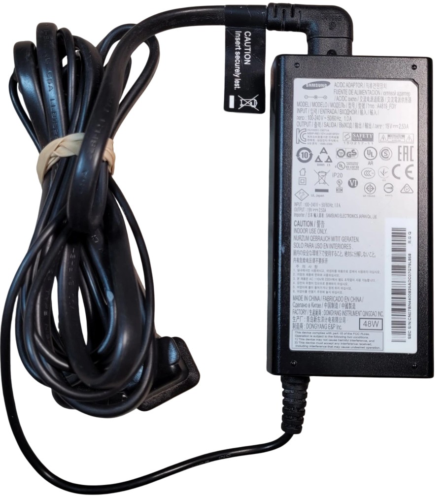 BN44-01013A - Genuine Samsung 48W 19V 2.53A 6.5x4.4mm AC Adapter for TV Monitor and Soundbar