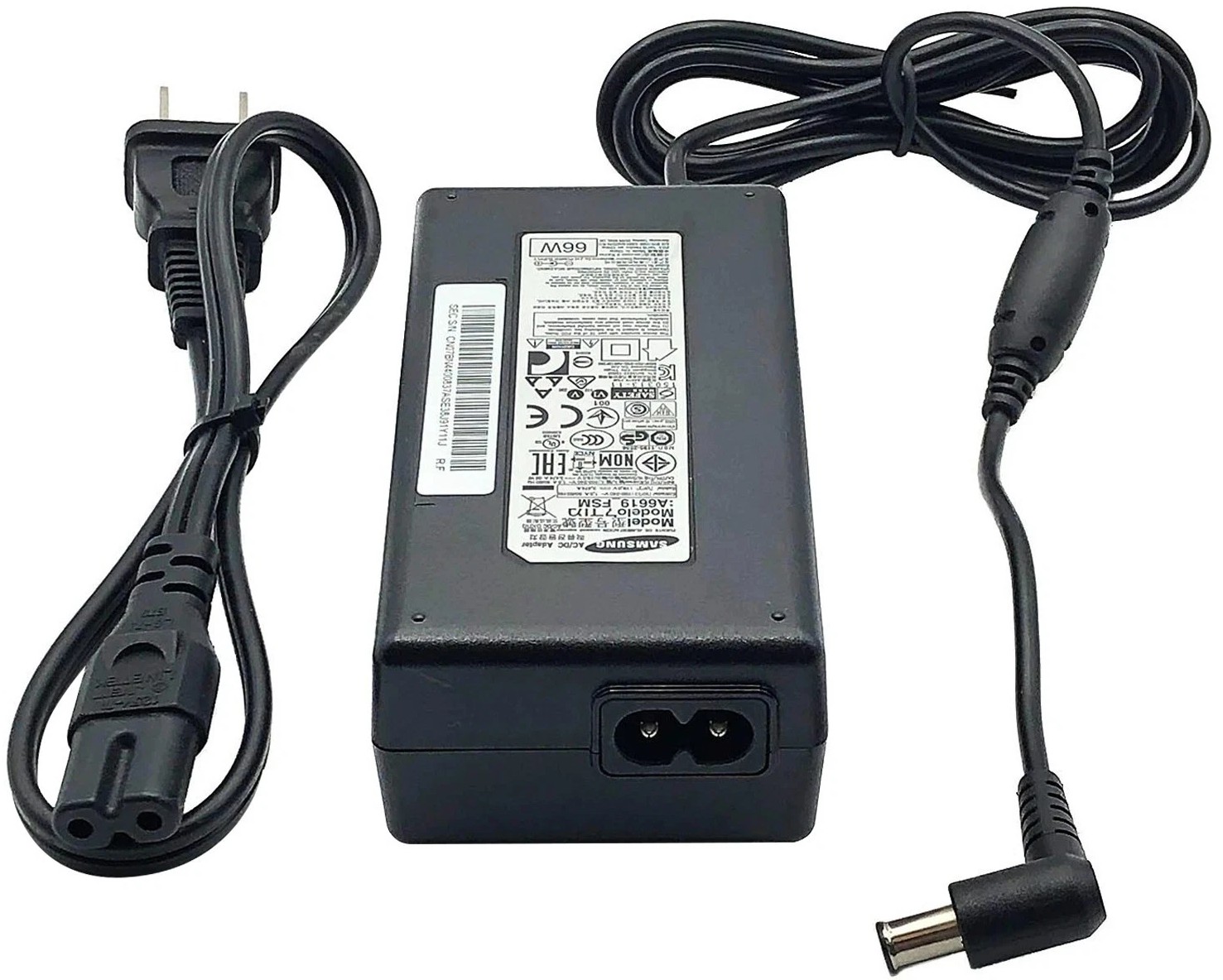 BN44-00837A - Genuine Samsung 66W 19V 3.47A 6.0x4.4mm Tip AC Adapter Power Supply