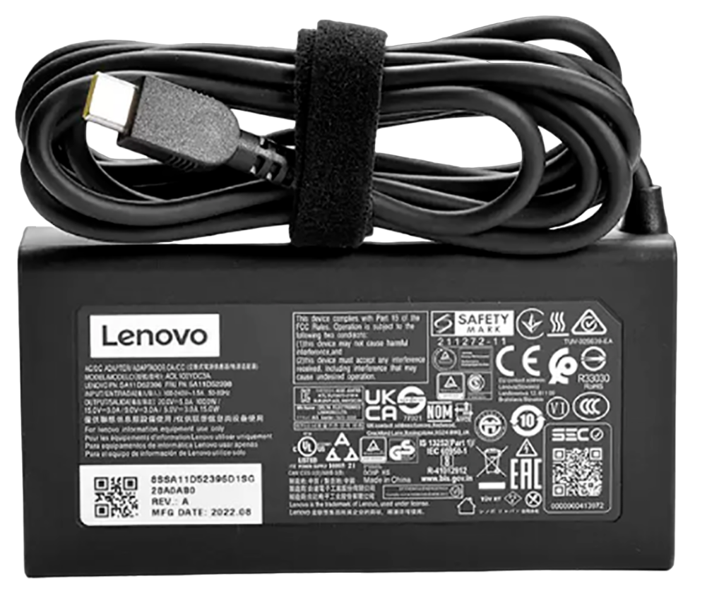 5A10W86311 - 100W USB-C AC Adapter Charger for Lenovo Legion Y740S ThinkPad S2 Miix 720 Yoga 910 720 13" IdeaPad 5 Pro 16 Yoga Slim 7 Pro Y9000X
