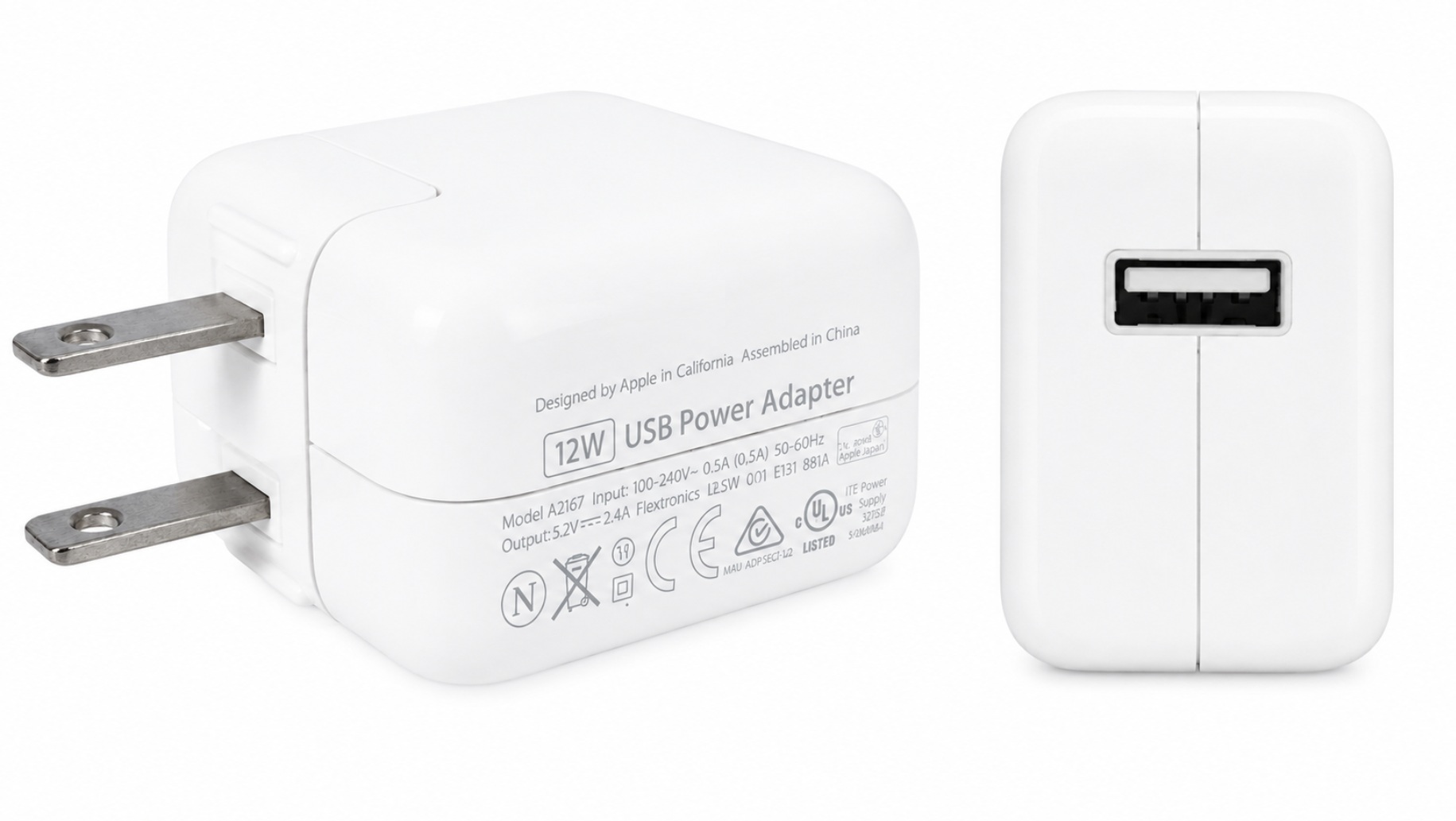 661-7182 - Genuine 12W USB Power Adapter Charger for iPhone iPad iPod