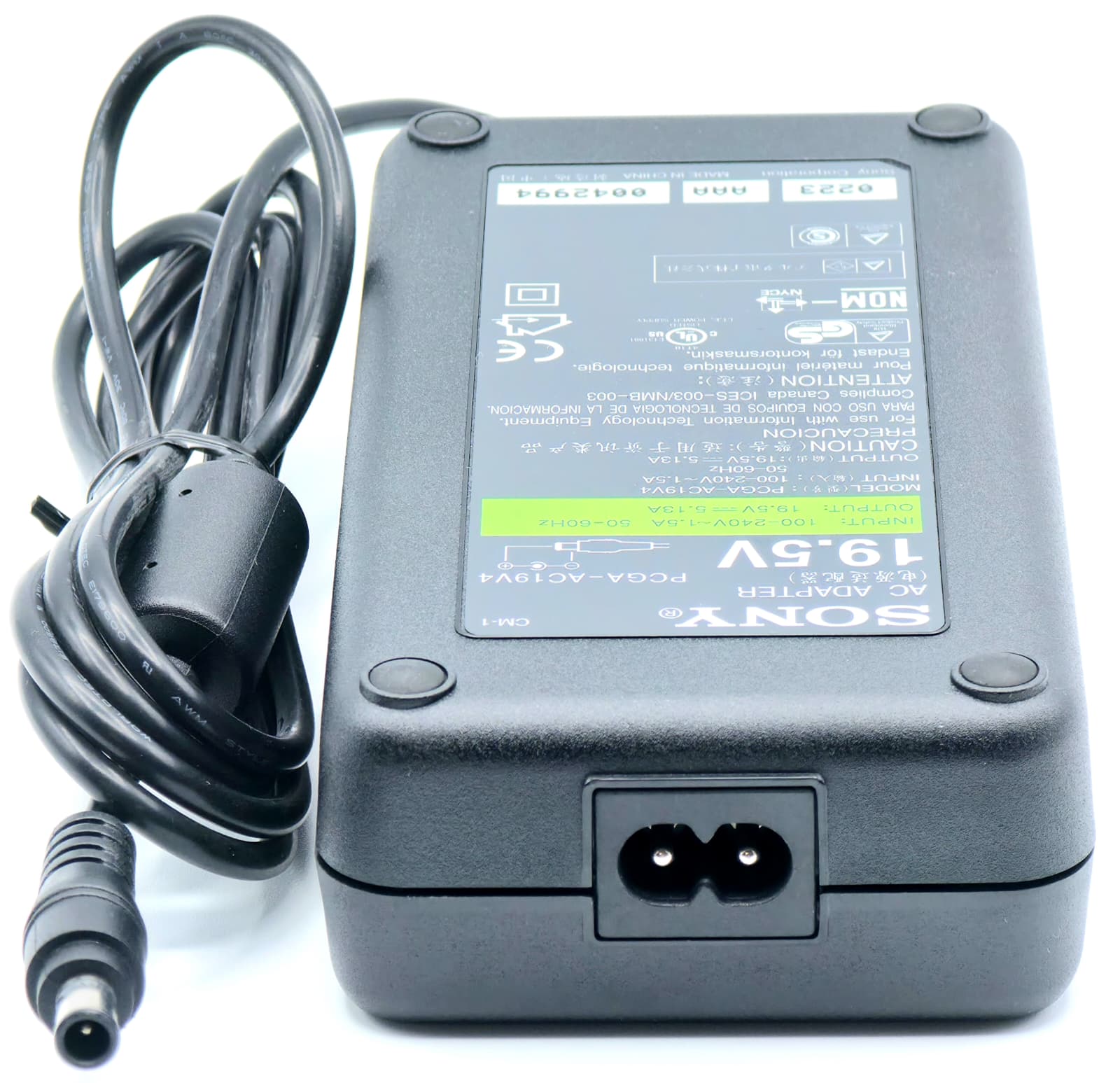 PCGA-AC19V2 - 100W 19.5V 5.13A 6.5mm x 4.4mm Tip AC Adapter Charger for VAIO PCG-Z505 PCG-FX PCG-GR