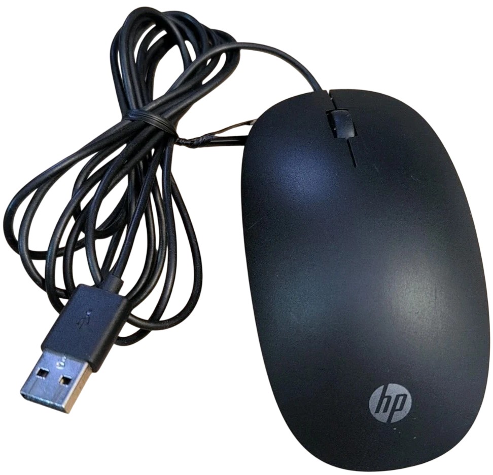928926-001 - HP Lifestyle USB Wired Black Mouse Model TPC-C002M for EliteDesk ProDesk EliteBook ProBook ZBook ProLiant