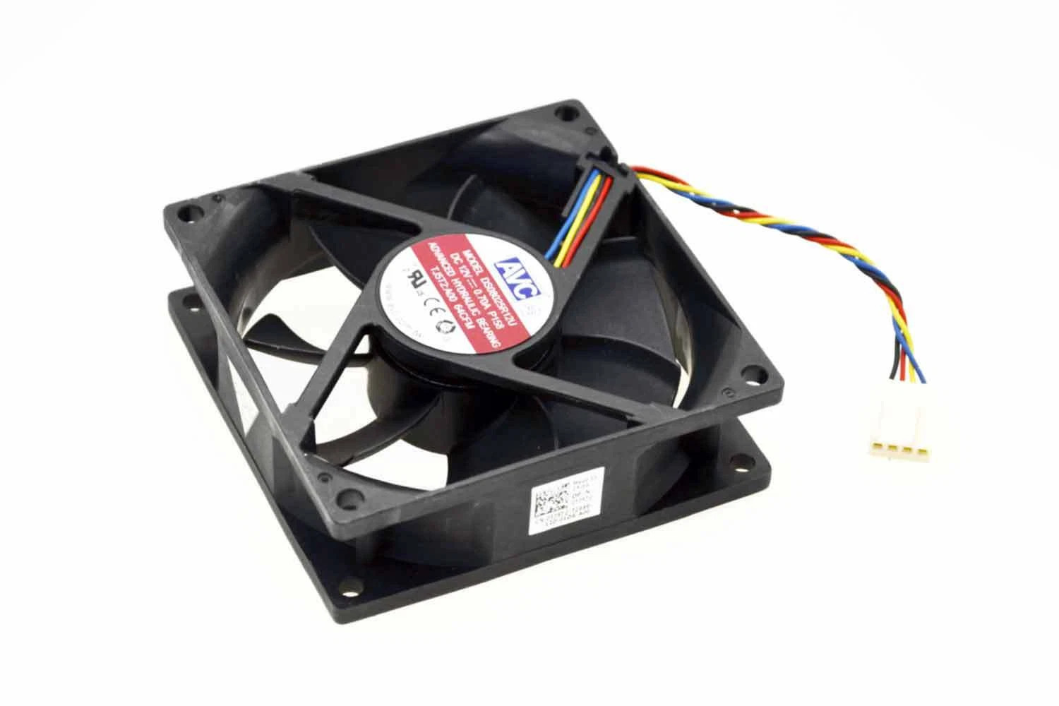 AUC0812D - 80x80x25mm 8025 12V 0.7A 4-Pin PWM CPU Cooling Fan for Inspiron Studio XPS Desktop