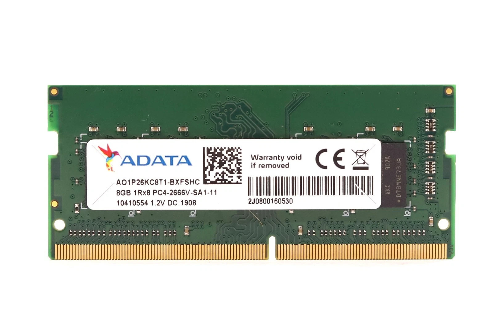 AO1P26KC8T1-BXFSHC - 8GB 2666Mhz PC4-2666V 1.2V DDR4 Sodimm Laptop Memory Module