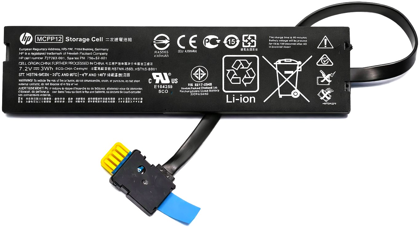 P01363-B21 - MCFP12 12W 7.2V Enhanced MegaCell BBWC Smart Storage Battery Module for ProLiant BL460c Gen9 BL660c Gen9 WS460c Gen9