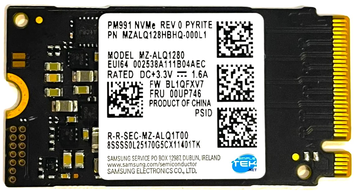 MZALQ128HBHQ-000L2 - 128GB PCIe NVMe 2242 Solid State SSD Drive
