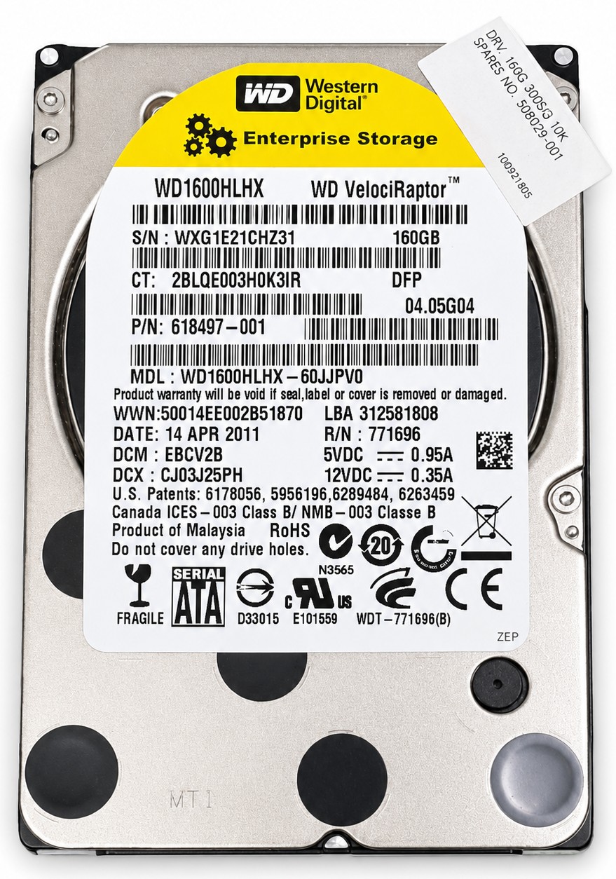 EW222AA - 160GB 10K RPM SATA 3.5" Hard Drive for HP Z-Series and xw-Series Workstations