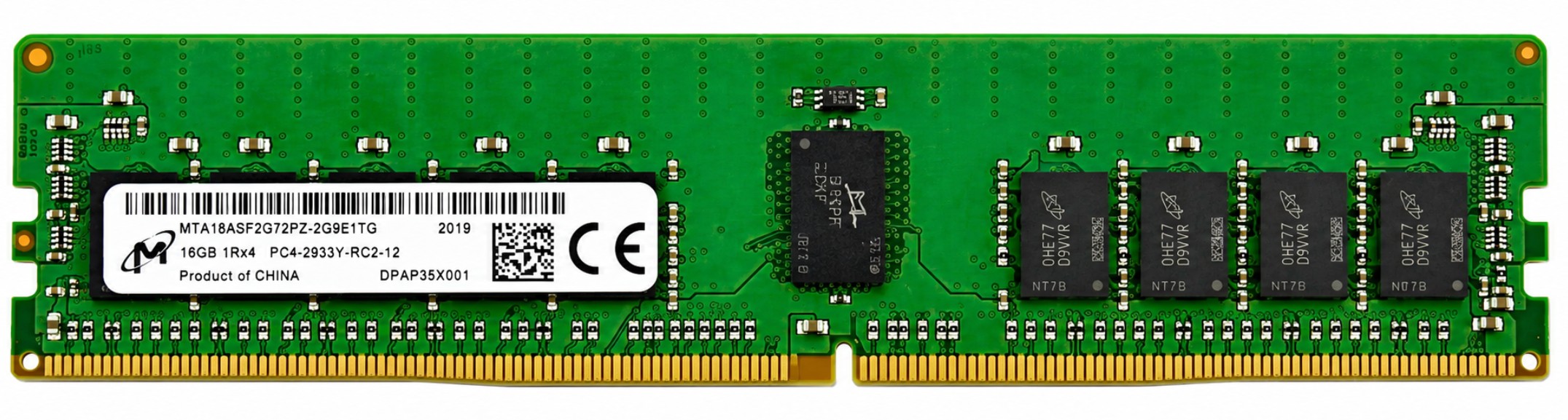 78P4197 - 16GB 1Rx4 PC4-2933Y ECC Registered RDIMM RAM Server Memory