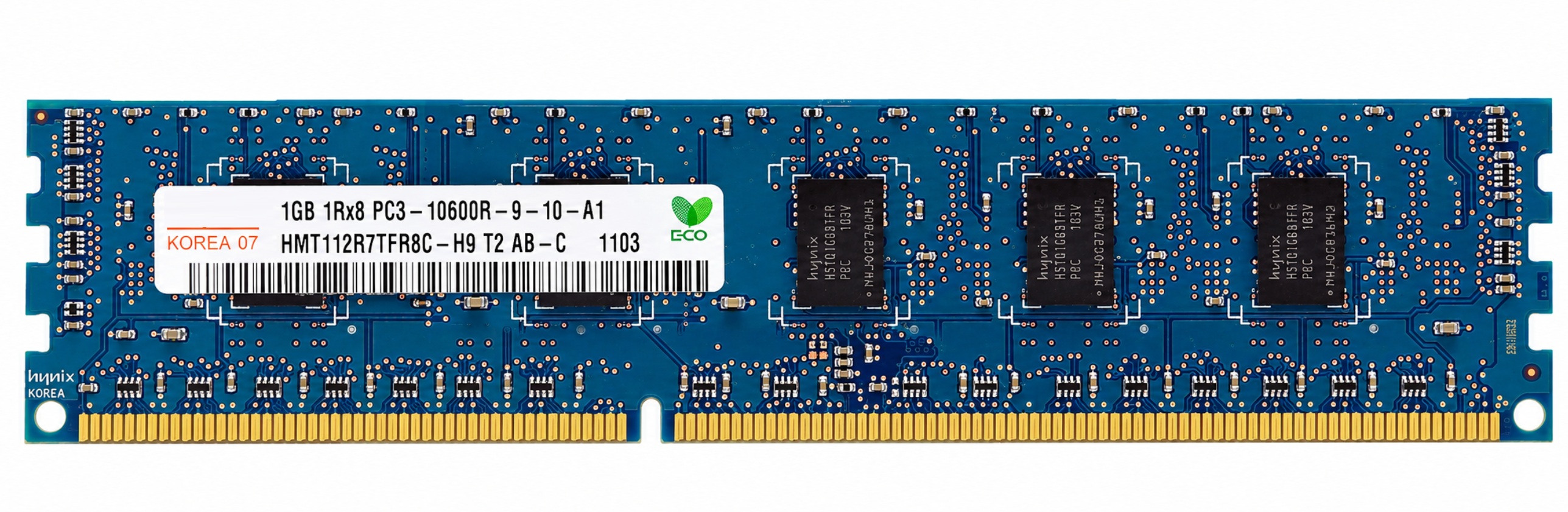 46U1991- 1GB 1333Mhz PC3-10600R DDR3 ECC Registered 240-Pin DIMM Server RAM Memory Module