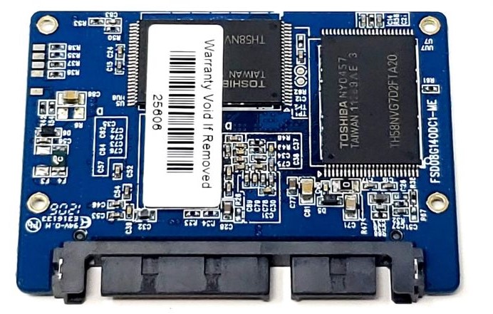 8W.T1EG4.AT4E1BA - 64GB Half Slim SATA MO-297 SSD for Laptops Embedded Industrial CNC POS Medical Slot Machines