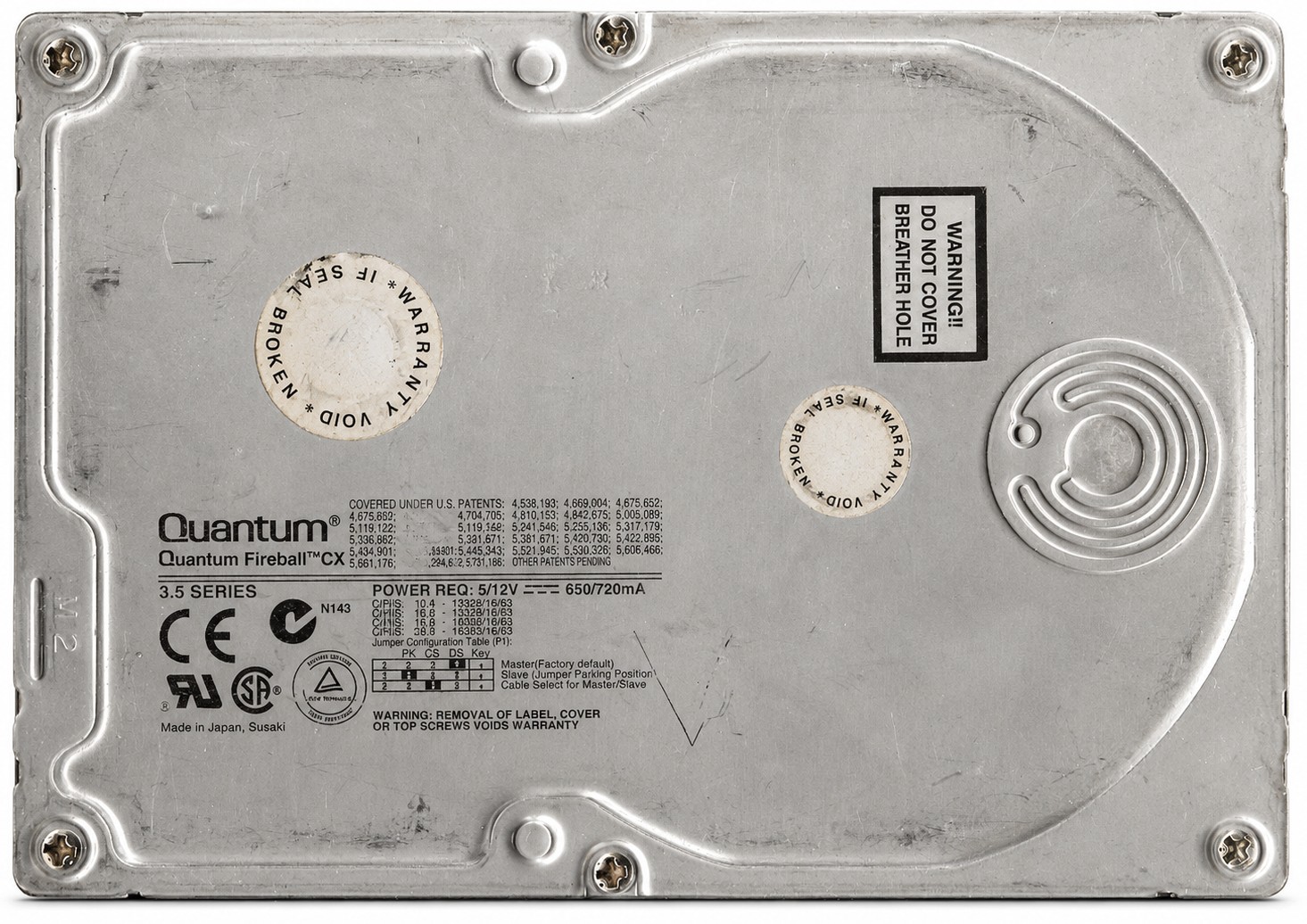 CX10A011 - 10.2GB 5.4K RPM IDE 3.5" Hard Disk Drive (HDD)