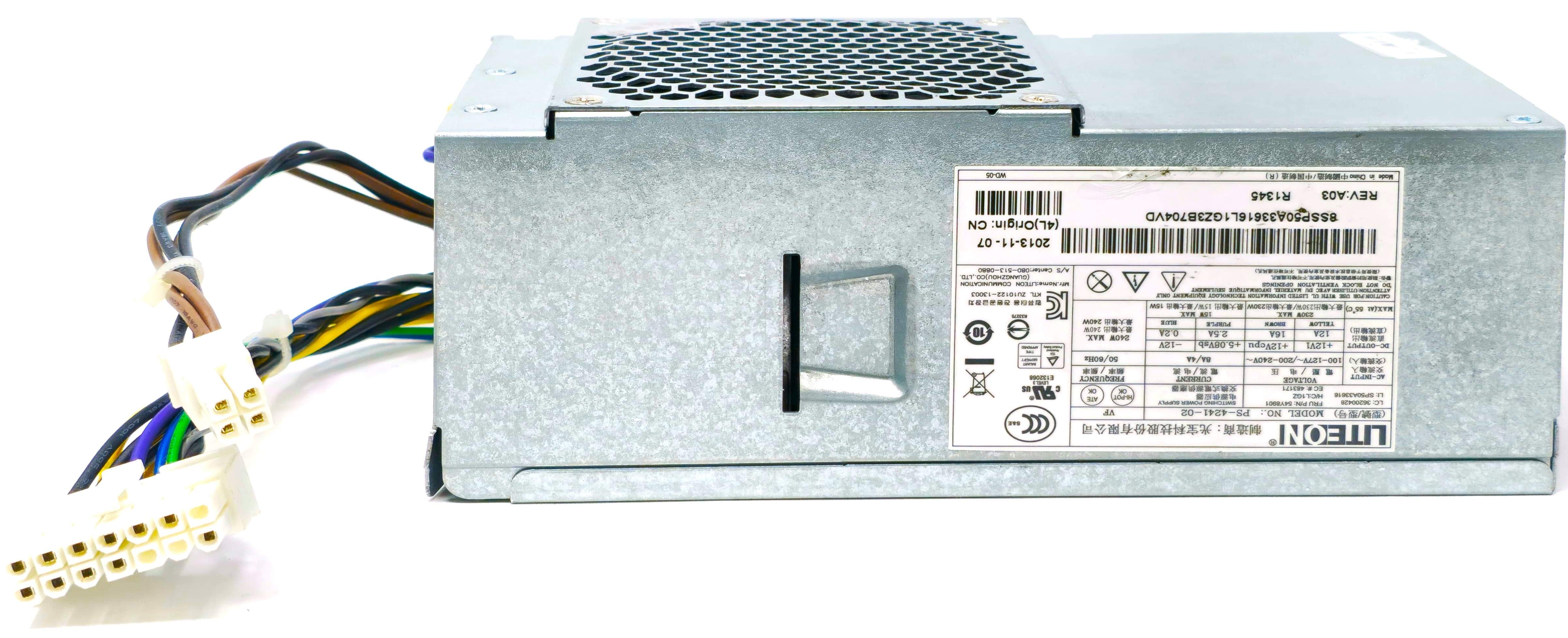 54Y8871 - 240W Power Supply 80 Plus Bronze  for Thinkcentre M83