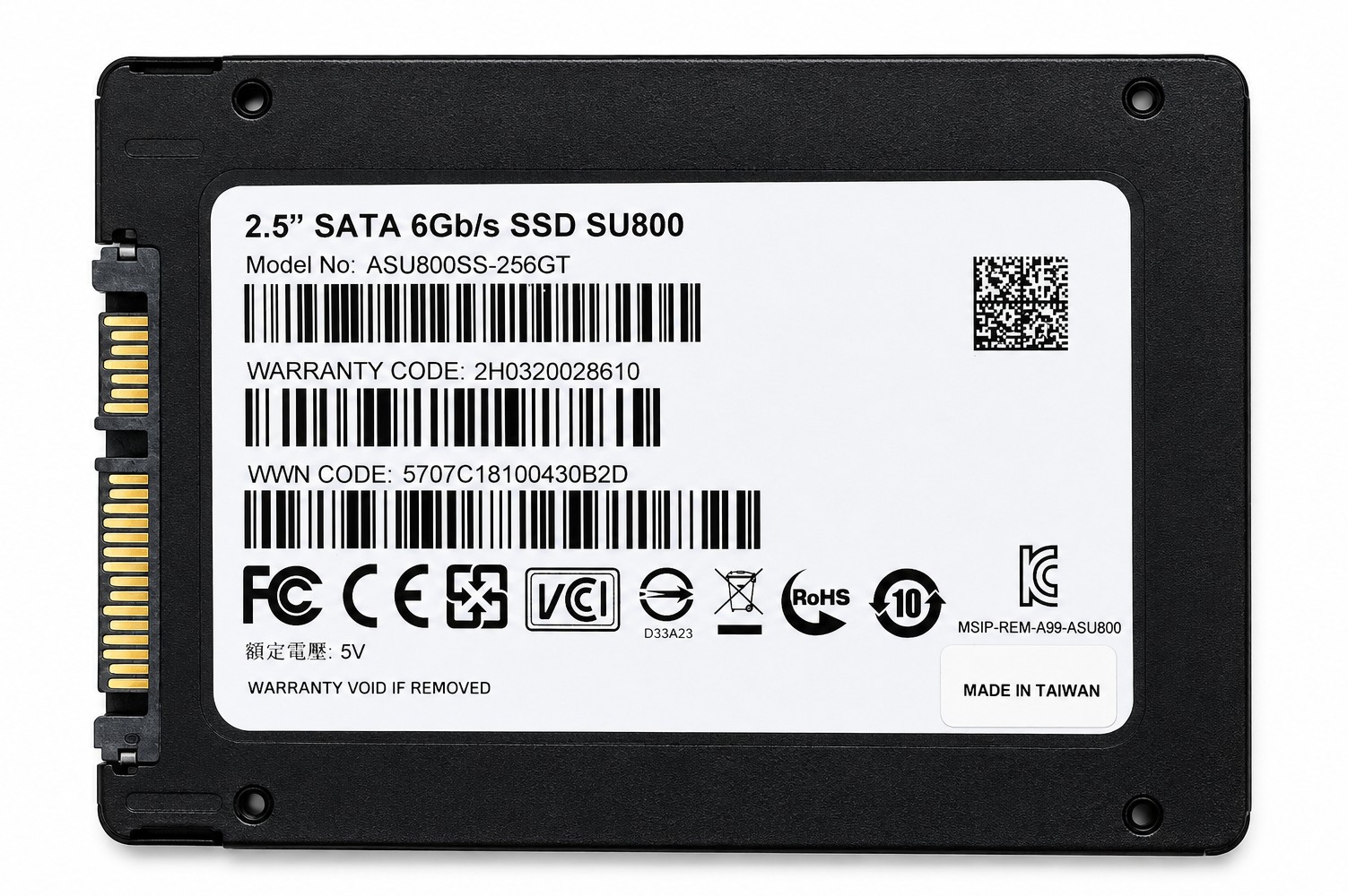 AP256GAS350XR-1 - 256GB SATA 7mm 2.5" Solid State Drive SSD for Laptop Desktop Workstation