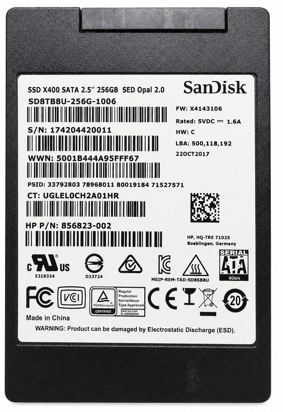 SDASB8Y-256G - 256GB SATA 7mm 2.5" Solid State Drive SSD for Laptop Desktop Workstation