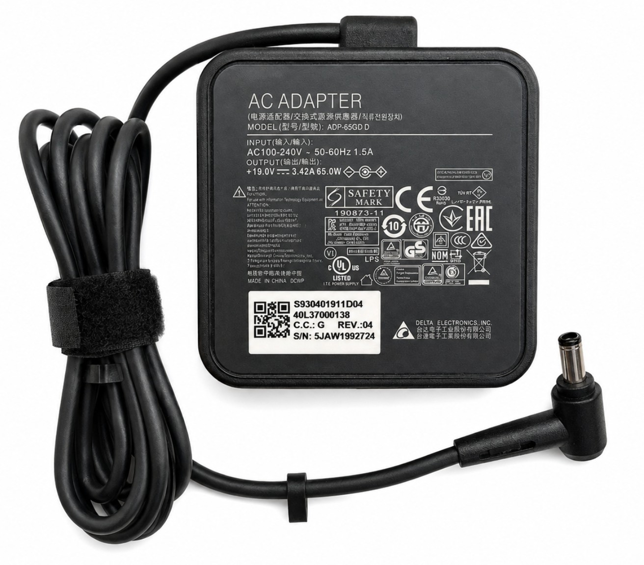 A065R215P - 65W 19V 3.42A 4.5mm x 3.0mm Tip AC Adapter Charger for Modern 15 MS-1552 Modern 14 C7M