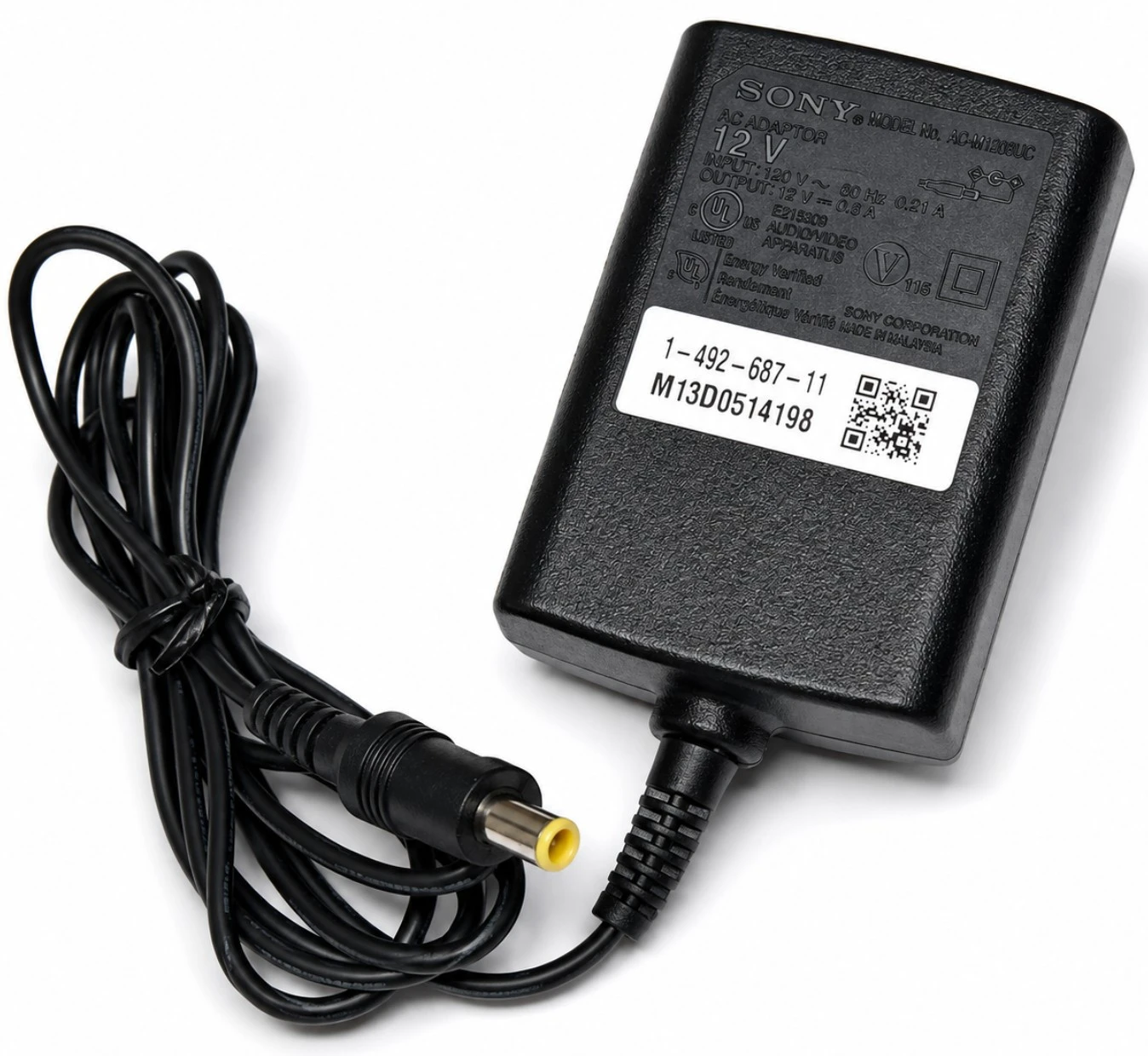 AC-M1208UC - Original AC-M1208UC 12V 0.8A AC Power Adapter for Blu-ray Players and PTR-BR100 Port Replicator