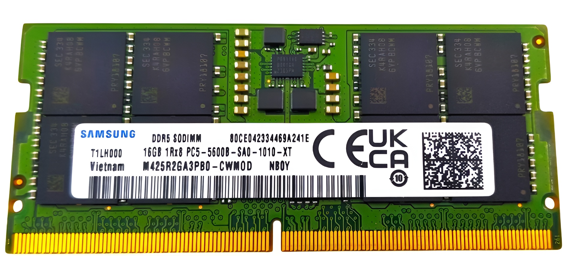 M425R2GA3EB0-CWM0D - 16GB DDR5-5600 SODIMM Laptop Memory Module