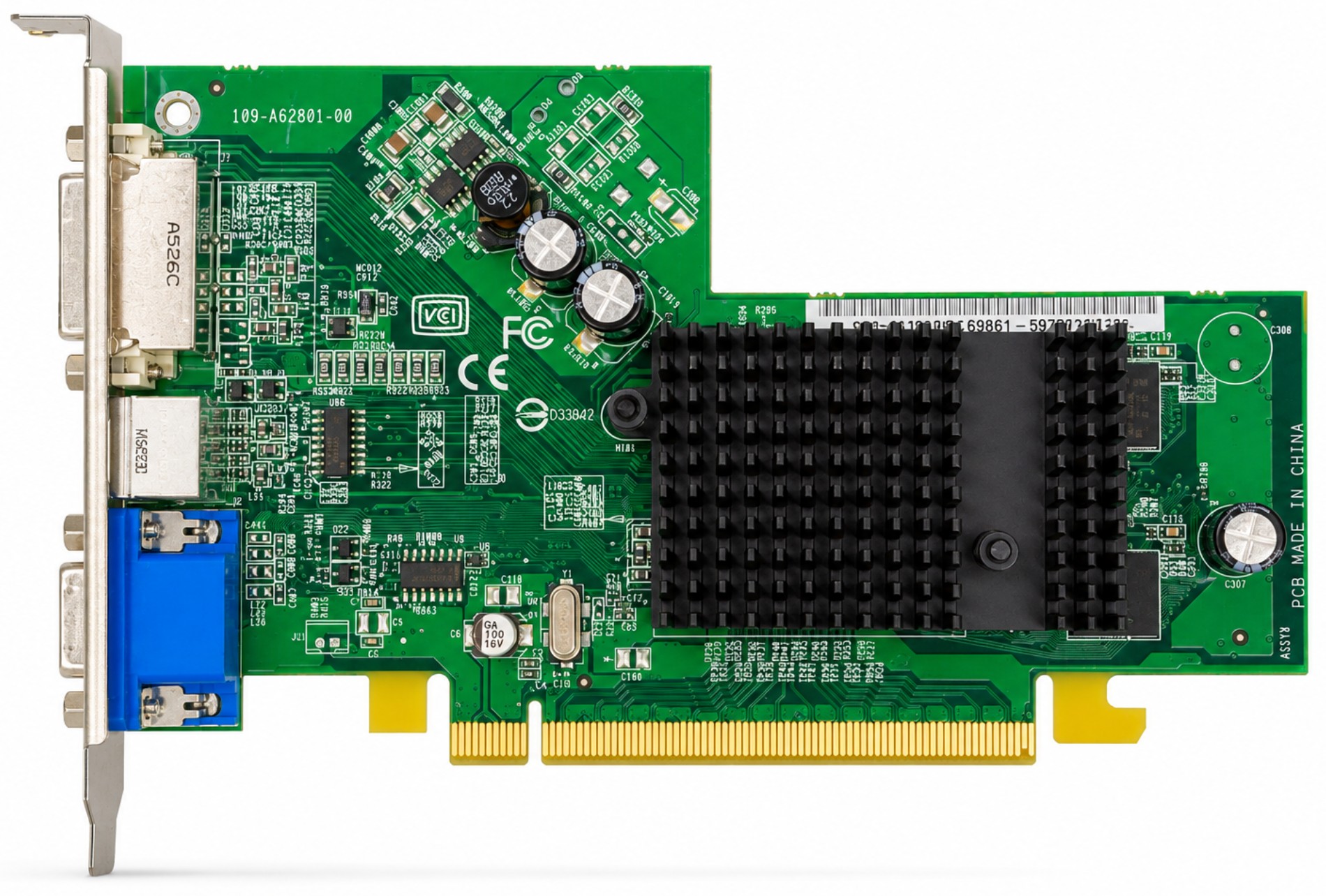 102A3340600 - 128MB Radeon X300 SE PCIe x16 DVI VGA S-Video TV-Out Video Card