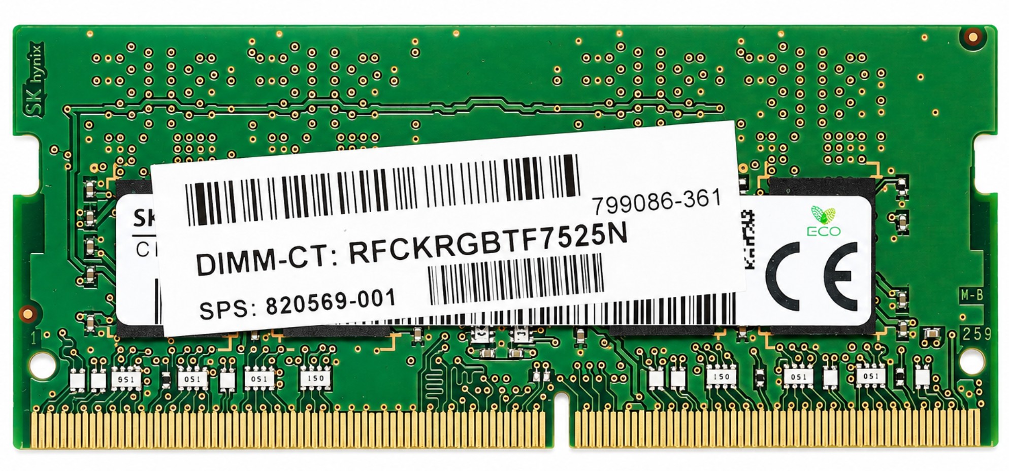 P1N53AA - 4GB PC4-2133P DDR4-2133 1Rx8 260-Pin Non-ECC SODIMM Laptop Memory