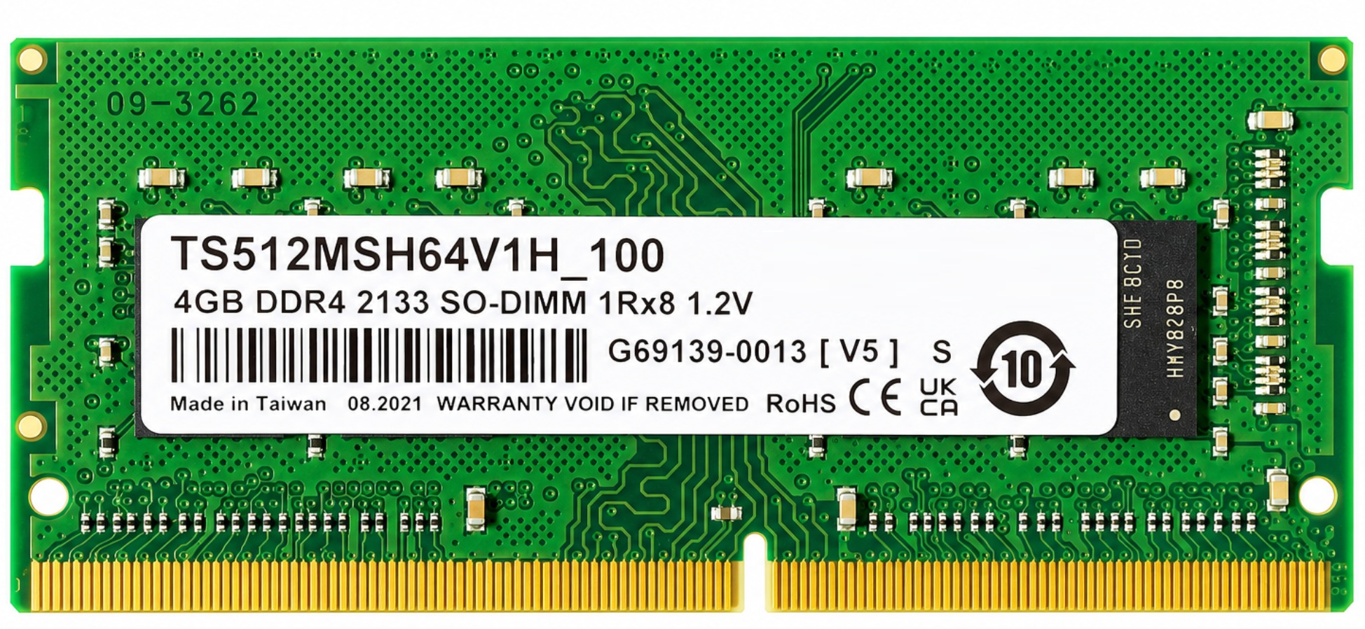 P000720960 - 4GB PC4-2133P DDR4-2133 1Rx8 260-Pin Non-ECC SODIMM Laptop Memory