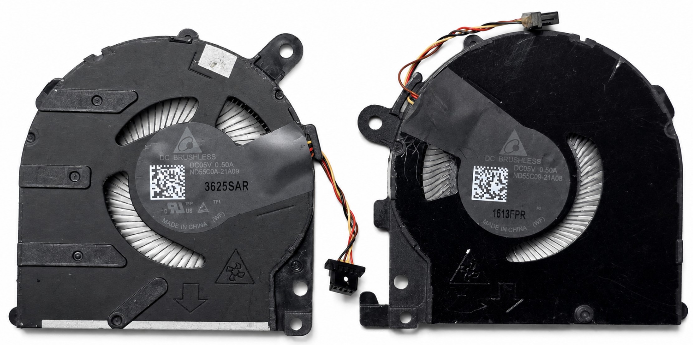 ND55C99-21A08 + ND55C0A-21A09 - CPU GPU Cooling Fan Kit for Spectre x360 14-EF 14T-EF
